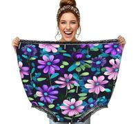 CNTDBU Bragas moradas de camelia para mujer, divertido regalo de broma, ropa interior de gran tamaño, pantalones grandes novedosos para despedida de soltera, intercambio secreto de Papá Noel