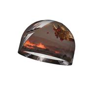 CNTDBU Broken Sword Crown - Gorra para casco que absorbe la humedad, color negro