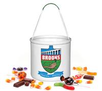 CNTDBU Brooks Flag - Bolsa de almacenamiento redonda para fiesta de | Tela de sarga, ligera, reutilizable, sostiene recuerdos esenciales para uso en fiestas
