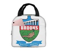CNTDBU Brooks Flag - Bolsa térmica para el almuerzo con forro de aluminio, lonchera impermeable para el trabajo