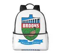 CNTDBU Brooks Flag - Mochila ligera de viaje con funda para portátil | Cómodas correas acolchadas. Múltiples bolsillos. Ideal para uso diario.