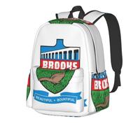 CNTDBU Brooks Flag - Mochila ligera e informal para adultos, mochila de viaje de gran capacidad con correas acolchadas, bolsa de viaje resistente al agua