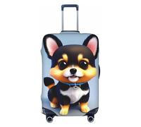 CNTDBU Card Love Fancy Puppy - Funda elástica para maleta, protector de equipaje elástico para viajes, resistente a los arañazos, se adapta a la mayoría de maletas, Black, L, bohemio