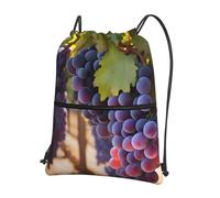 CNTDBU Desert Grapes - Mochila con cordón y cremallera, impermeable, ligera, para deportes de gimnasio, bolsa ajustable para viajes, senderismo