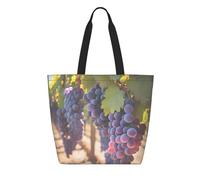 CNTDBU Desert Grapes Tyvek - Bolsa de compras reutilizable, ligera, plegable, de papel, impermeable, duradera, respetuosa con el medio ambiente, para compras, trabajo, viajes