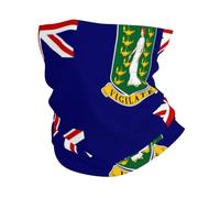 CNTDBU Diadema deportiva multifuncional con la bandera de las Islas Vírgenes Británicas, bufanda de tubo sin costuras