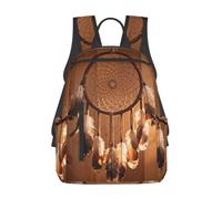 CNTDBU Dreamcatcher Feather Fall - Mochila ligera e informal de gran capacidad