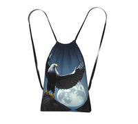 CNTDBU Eagle under the stars - Mochila plegable con cordón, ligera, plegable, reutilizable, para viajes, mochila compacta para camping, gimnasio