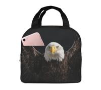CNTDBU Eagle Wings Spread - Lonchera térmica con forro de aluminio, lonchera impermeable para el trabajo