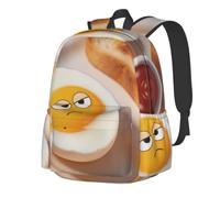 CNTDBU Egg Rolling Eyes - Mochila ligera e informal para adultos, mochila de viaje de gran capacidad con correas acolchadas, bolsa de viaje resistente al agua