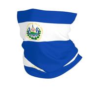 CNTDBU El Salvador - Pañuelo deportivo multifuncional, sin costuras, elástico, máscara facial, diadema, polaina para ciclismo, correr, senderismo, playa y esquí