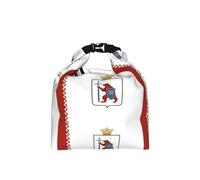 CNTDBU Flag of Mari El - Bolsa de almuerzo enrollable para el trabajo, bolsa térmica con tamaño ajustable, portador de alimentos a prueba de fugas para uso diario