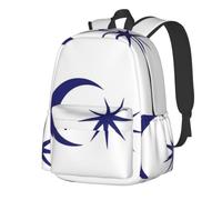 CNTDBU Flag of the Sultan of Johor - Mochila ligera e informal para adultos, mochila de viaje de gran capacidad con correas acolchadas, bolsa de viaje resistente al agua