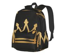 CNTDBU Flat Crown Graffiti - Mochila casual ligera para adultos, mochila de viaje de gran capacidad con correas acolchadas, bolsa de viaje resistente al agua