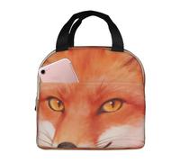 CNTDBU Fox Wash Art - Lonchera térmica térmica con forro de aluminio, lonchera impermeable para el trabajo