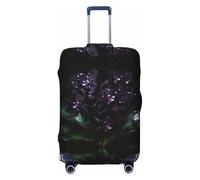 CNTDBU Funda elástica para maleta, color morado oscuro, protector de equipaje elástico para viajes, resistente a los arañazos, se adapta a la mayoría de maletas, Black, S, bohemio