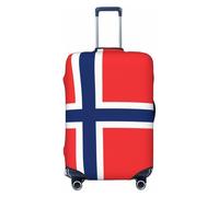 CNTDBU Funda elástica para maleta, con bandera noruega, protector de equipaje elástico para viajes, resistente a los arañazos, se adapta a la mayoría de maletas, Black, S, bohemio