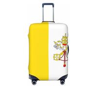 CNTDBU Funda elástica para maleta, con diseño de bandera del Vaticano, protector de equipaje elástico para viajes, resistente a los arañazos, se adapta a la mayoría de maletas, Black, S, bohemio