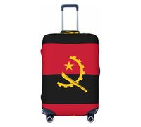 CNTDBU Funda elástica para maleta, con la bandera de Angola, protector de equipaje elástico para viajes, resistente a los arañazos, se adapta a la mayoría de maletas, Black, L, bohemio