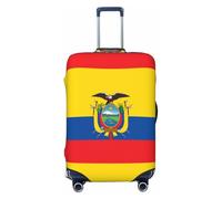 CNTDBU Funda elástica para maleta, diseño de bandera de Ecuador, protector de equipaje elástico para viajes, resistente a los arañazos, se adapta a la mayoría de maletas, Black, M, bohemio