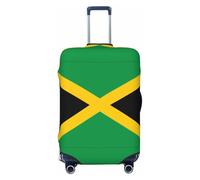 CNTDBU Funda elástica para maleta, diseño de bandera de Jamaica, protector de equipaje elástico para viajes, resistente a los arañazos, se adapta a la mayoría de maletas, Black, XL, bohemio