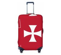 CNTDBU Funda elástica para maleta, diseño de bandera de las islas Wallis y Futuna, protector elástico para equipaje, resistente a los arañazos, se adapta a la mayoría de maletas, Black, M, bohemio