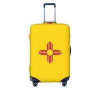 CNTDBU Funda elástica para maleta, diseño de bandera de Nuevo México, protector de equipaje elástico para viajes, resistente a los arañazos, se adapta a la mayoría de maletas, Black, M, bohemio