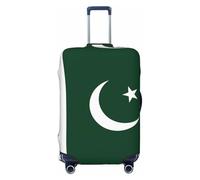 CNTDBU Funda elástica para maleta, diseño de bandera de Pakistán, protector de equipaje elástico para viajes, resistente a los arañazos, se adapta a la mayoría de maletas, Black, XL, bohemio