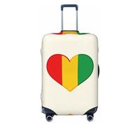 CNTDBU Funda elástica para maleta, diseño de corazón con bandera de Italia, protector de equipaje elástico para viajes, resistente a los arañazos, se adapta a la mayoría de maletas, Black, XL, bohemio