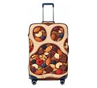 CNTDBU Funda elástica para maleta, diseño de pata de oso, protector de equipaje elástico para viajes, resistente a los arañazos, se adapta a la mayoría de maletas, Black, M, bohemio