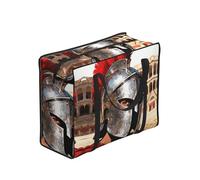 CNTDBU Gladiator - Bolsa de compras resistente al agua, reutilizable, con cremallera, bolsa de almacenamiento plegable para viajes, picnic