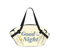 CNTDBU Good night - Manta de picnic 2 en 1, plegable, impermeable, redonda, para parque de playa, bolsa portátil de camping con bolsillos de almacenamiento para aventuras al aire libre
