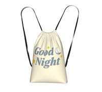 CNTDBU Good night - Mochila plegable con cordón, ligera, plegable, reutilizable, para viajes, mochila compacta para camping, gimnasio