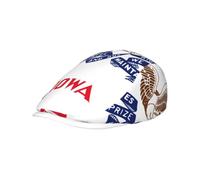 CNTDBU Gorra de hiedra vintage con la bandera del estado de Iowa, para