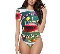 CNTDBU Hermoso body de manga corta para mujer, suave, elástico, cuello redondo, con entrepierna a presión, versátil para jeans, faldas, pantalones, uso diario, Negro, S