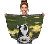 CNTDBU Husky Howling Face - Bragas para mujer, divertido regalo de broma, ropa interior de gran tamaño, pantalones grandes novedosos para despedida de soltera, intercambio de Papá Noel secreto, color