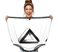 CNTDBU Impossible Triangle - Bragas de abuela para mujer, divertido regalo de broma, ropa interior de gran tamaño, pantalones grandes novedosos para despedida de soltera, intercambio secreto de Papá