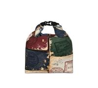 CNTDBU Juego de sellos para pasaporte, bolsa de almuerzo enrollable para el trabajo, bolsa térmica aislada con tamaño ajustable, portador de alimentos a prueba de fugas para uso diario