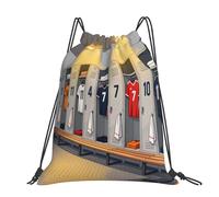 CNTDBU Locker Room Number - Mochila grande impermeable y ligera para deportes de gimnasio, mochila casual con cordón para viajes, senderismo