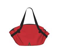 CNTDBU Manta de picnic 2 en 1 con la bandera de Marruecos, plegable, impermeable, redonda, para parque de playa, bolsa portátil de camping con bolsillos de almacenamiento para aventuras al aire libre