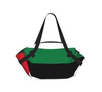CNTDBU Manta de picnic 2 en 1 con la bandera del Estado de Palestina, plegable, impermeable, redonda, para parque de playa, bolsa portátil de camping con bolsillos de almacenamiento para aventuras al