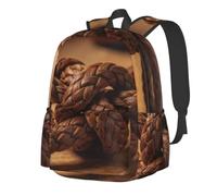 CNTDBU Mochila casual ligera con nudo de cuerda para adultos, mochila de viaje de gran capacidad con correas acolchadas, bolsa de viaje resistente al agua