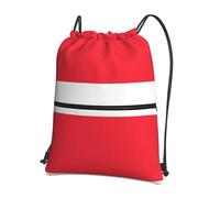 CNTDBU Mochila con cordón de la bandera austriaca con cremallera, impermeable, ligera, para deportes de gimnasio, bolsa de cincha ajustable para viajes y senderismo