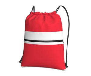 CNTDBU Mochila con cordón de la bandera austriaca con cremallera, impermeable, ligera, para deportes de gimnasio, bolsa de cincha ajustable para viajes y senderismo