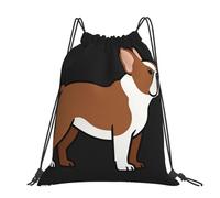 CNTDBU Mochila grande con cincha lateral de bulldog francés, impermeable, ligera, para deportes de gimnasio, mochila casual con cordón para viajes, senderismo