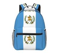 CNTDBU Mochila ligera e informal con la bandera de Guatemala para adultos, mochila de viaje de gran capacidad con correas acolchadas, bolsa de viaje resistente al agua