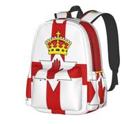 CNTDBU Mochila ligera e informal con la bandera de Irlanda del Norte para adultos, mochila de viaje de gran capacidad con correas acolchadas, bolsa de viaje resistente al agua