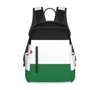 CNTDBU Mochila ligera e informal con la bandera de Palestina, mochila de gran capacidad