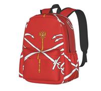 CNTDBU Mochila ligera e informal con la bandera de San Petersburgo para adultos, mochila de viaje de gran capacidad con correas acolchadas, bolsa de viaje resistente al agua