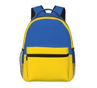 CNTDBU Mochila ligera e informal con la bandera de Ucrania para adultos, mochila de viaje de gran capacidad con correas acolchadas, bolsa de viaje resistente al agua